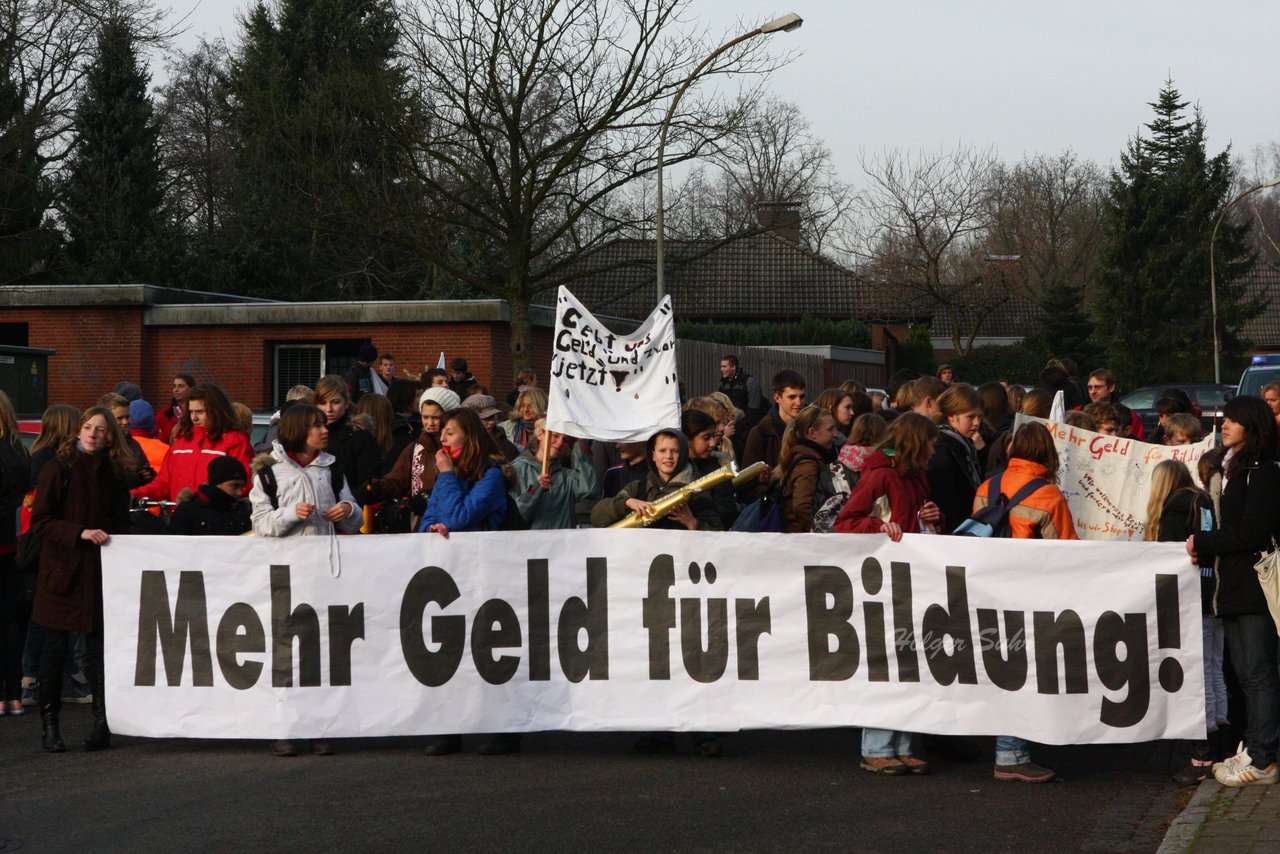 Bild 6 - Schuldemo am 1.12.08